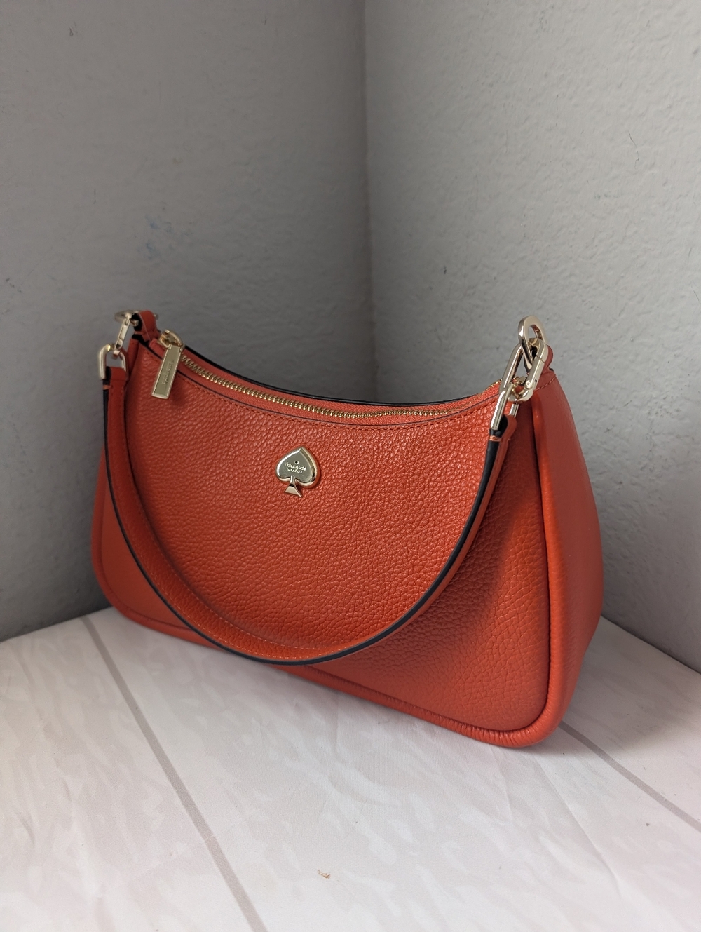 NWT Kate Spade KI904 Kayla Small Pebbled Leather Convertible Shoulder Bag - Picture 3 of 4